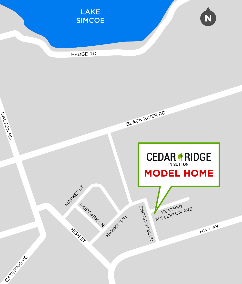Model Home Map